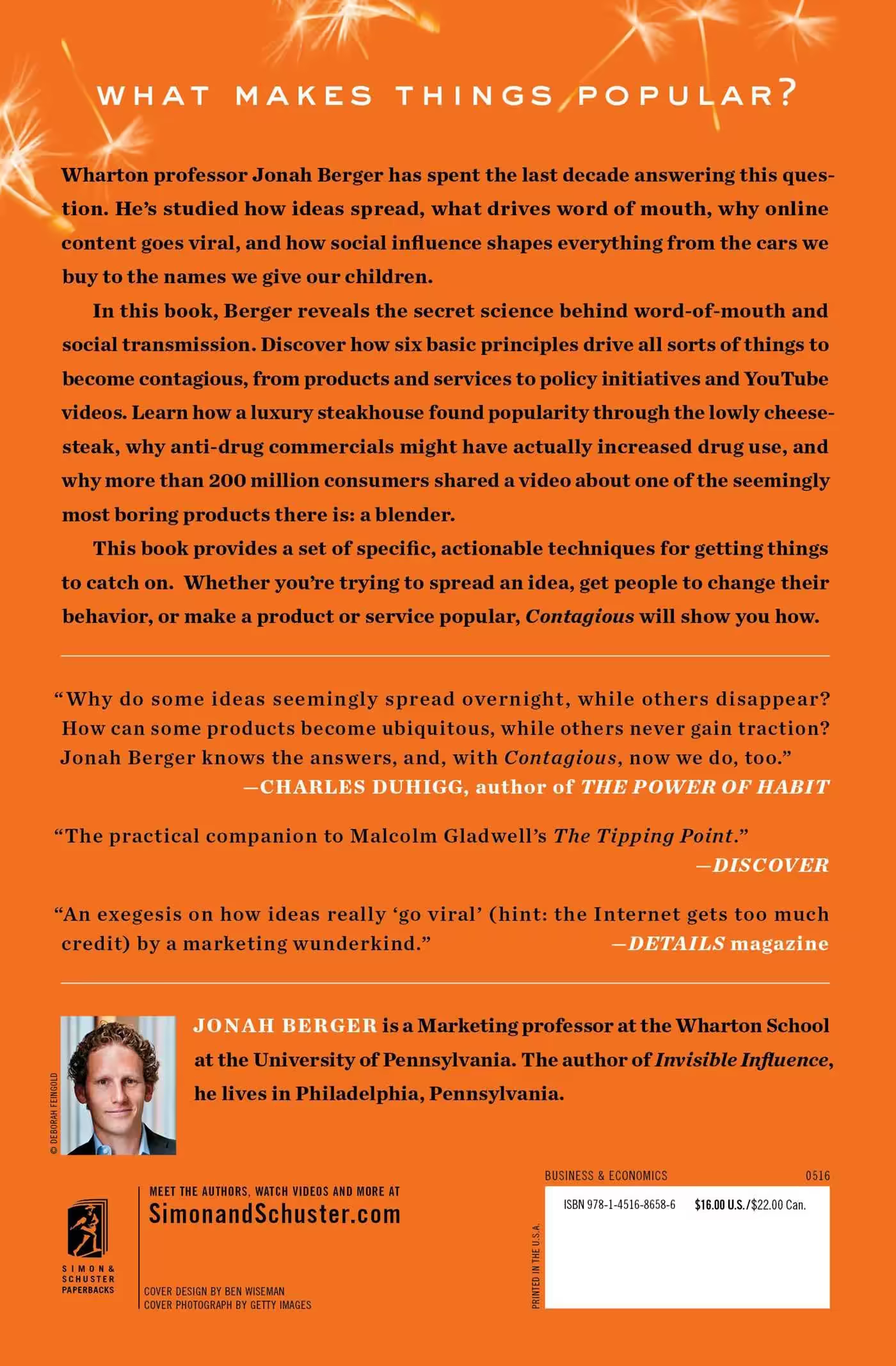 Contagious back cover